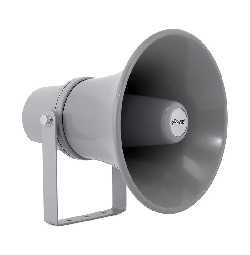 Pyle PHSP101T 9.7" Indoor/Outdoor 20 Watt Pa Horn Speaker with 70V Transformer, Grey