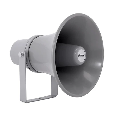 Pyle PHSP101T 9.7" Indoor/Outdoor 20 Watt Pa Horn Speaker with 70V Transformer, Grey