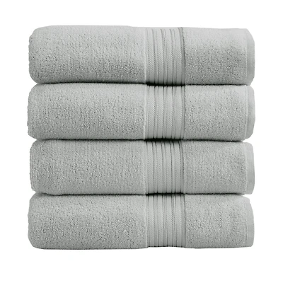 Linery & Co. Quick-Drying Cotton 4-Piece Bath Towel Set