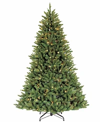 Puleo 7.5FT Pre-Lit Franklin Fir Artificial Christmas Tree