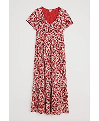 Seasalt Cornwall Women's S/S Tor View Dress with Scoop Neck
