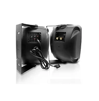 Pyle PDWR54BTB Waterproof & Bluetooth 5.25" Indoor/Outdoor Speaker System - 600W, Black, Pair