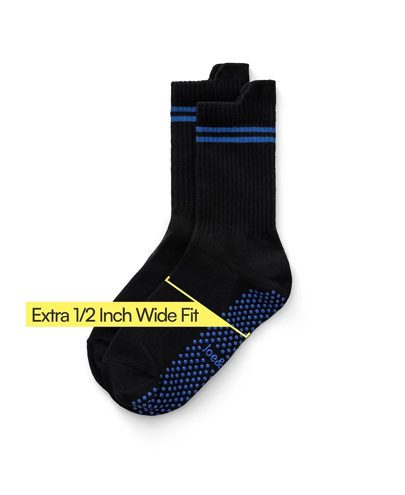 Joe & Bella Men's Unisex Gripper Socks with Anti-Slip Traction