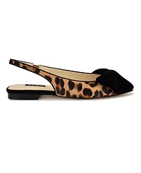 Nine West Women's Junnie Bow Slingback Dress Flats