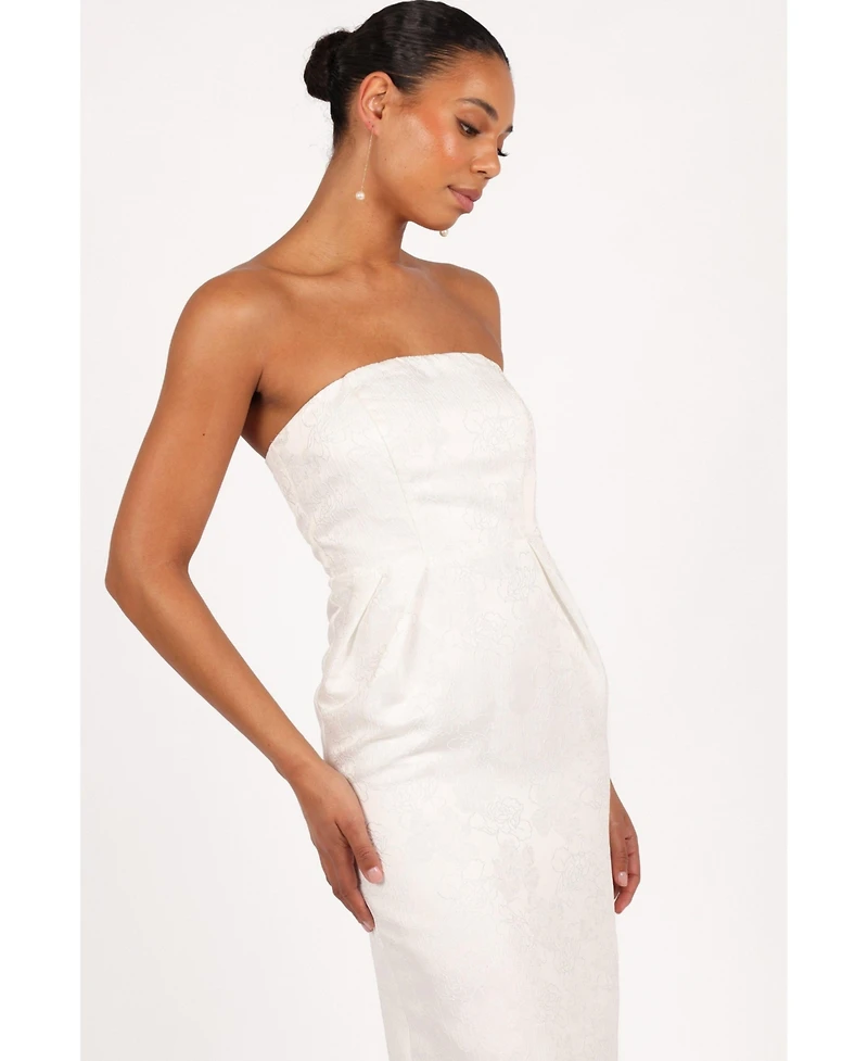 Petal and Pup Women's Avah Strapless Midi Dress