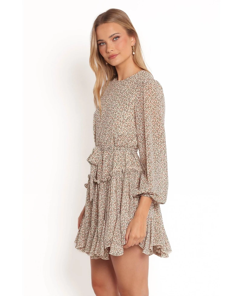 Petal and Pup Women's Jennie Long Sleeve Mini Dress