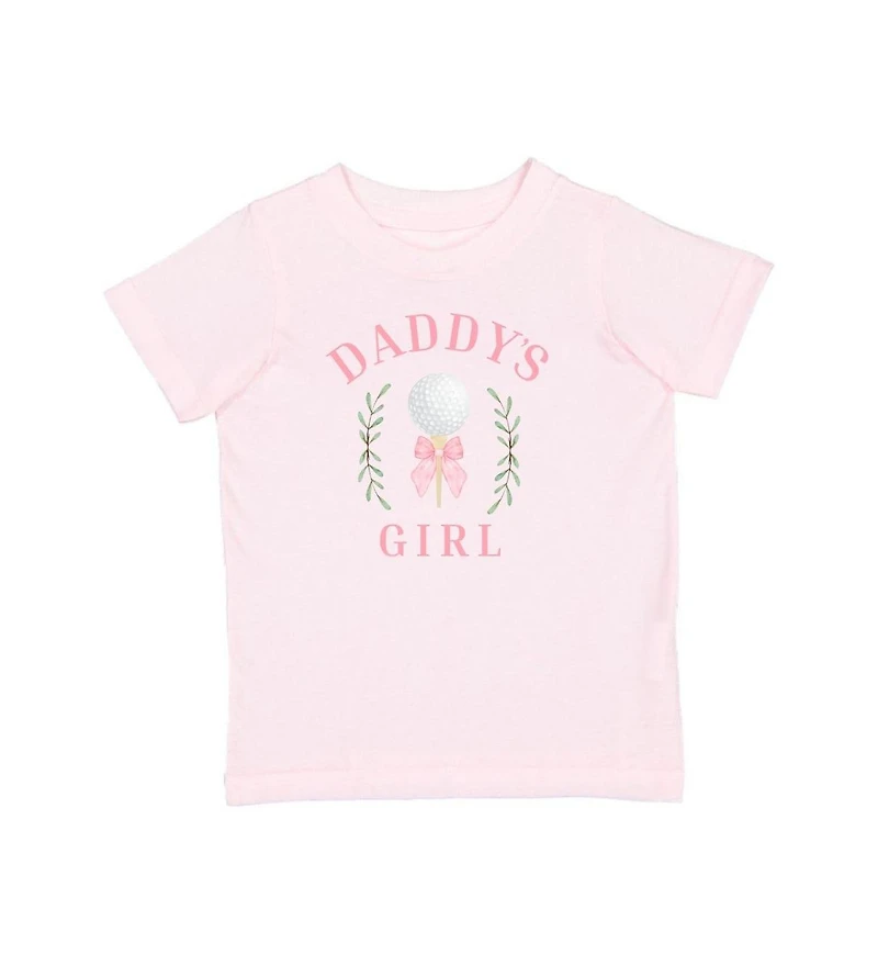 Sweet Wink Toddler Girls Daddy's Golf Short Sleeve T-Shirt