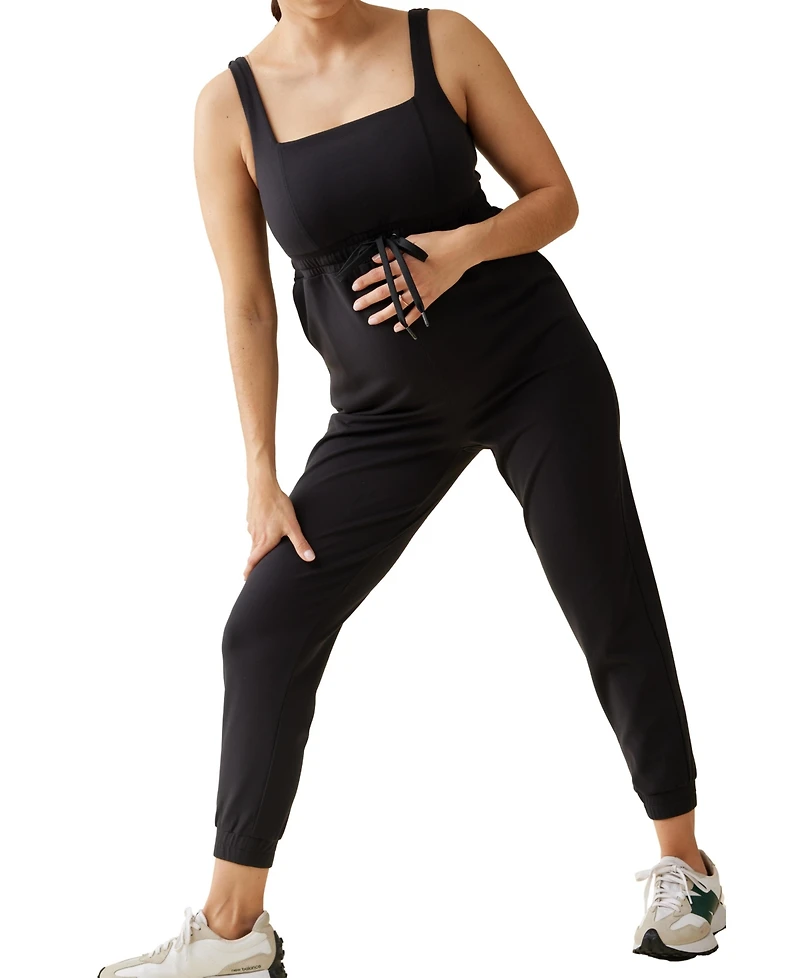 Ingrid + Isabel Maternity Basics Athleisure Jumpsuit