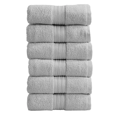 Linery & Co. Quick-Drying Cotton 6-Piece Hand Towel Set