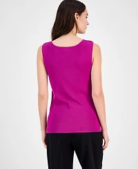 Tahari Asl Women's Sleeveless Sweater Tank Top