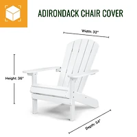 Set of 2 Adirondack Patio Chair Cover
