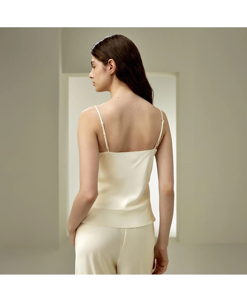 Lilysilk Women's Double-Faced Silk Charmeuse Camisole