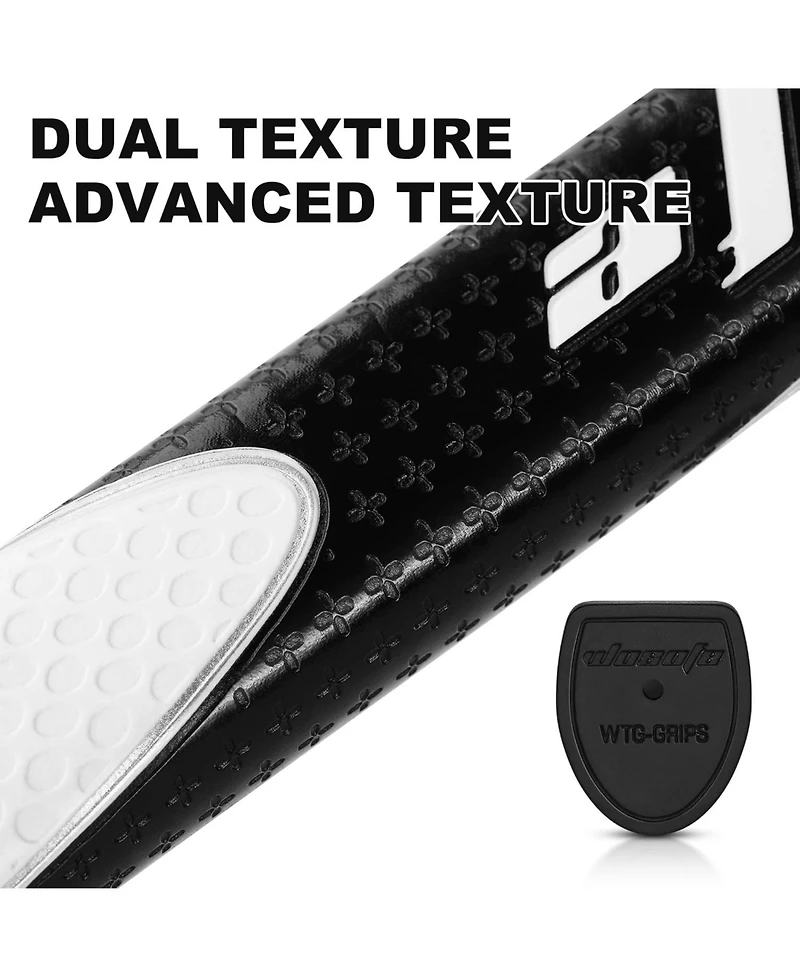 Wosofe Golf Putter Grip 87g Midsize Non Slip Pu Lightweight Advanced Surface Texture Extreme Grip Comfort Non-Slip 6 Colors 2 double sided tape