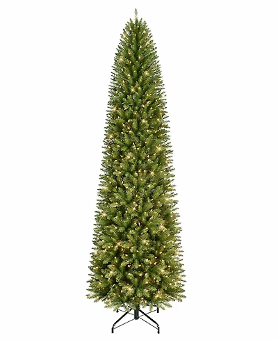 Puleo 9FT Pre-lit Franklin Fir Pencil Artificial Christmas Tree