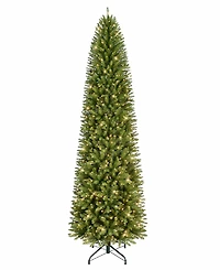 Puleo 9FT Pre-lit Franklin Fir Pencil Artificial Christmas Tree