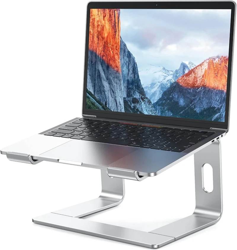 LS03 Aluminum Laptop Stand, Ergonomic Detachable Computer Stand, Riser Holder Notebook Stand Compatible with Air, Pro, Dell, Hp, Lenovo More 10-15.6"