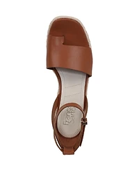 Franco Sarto Women's Tyla Open Square Toe Espadrille Platform Sandals
