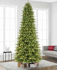 Puleo 12FT Pre-lit Slim Franklin Fir Artificial Christmas Tree
