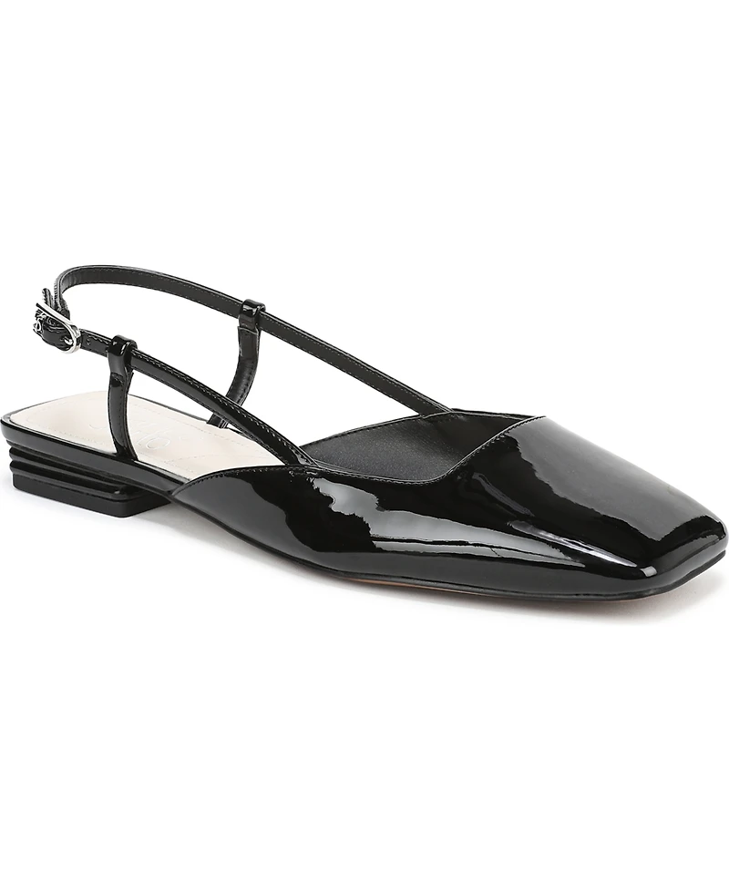 Franco Sarto Women's Tadella Square Toe Slingback Flats