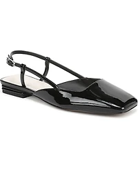 Franco Sarto Women's Tadella Square Toe Slingback Flats