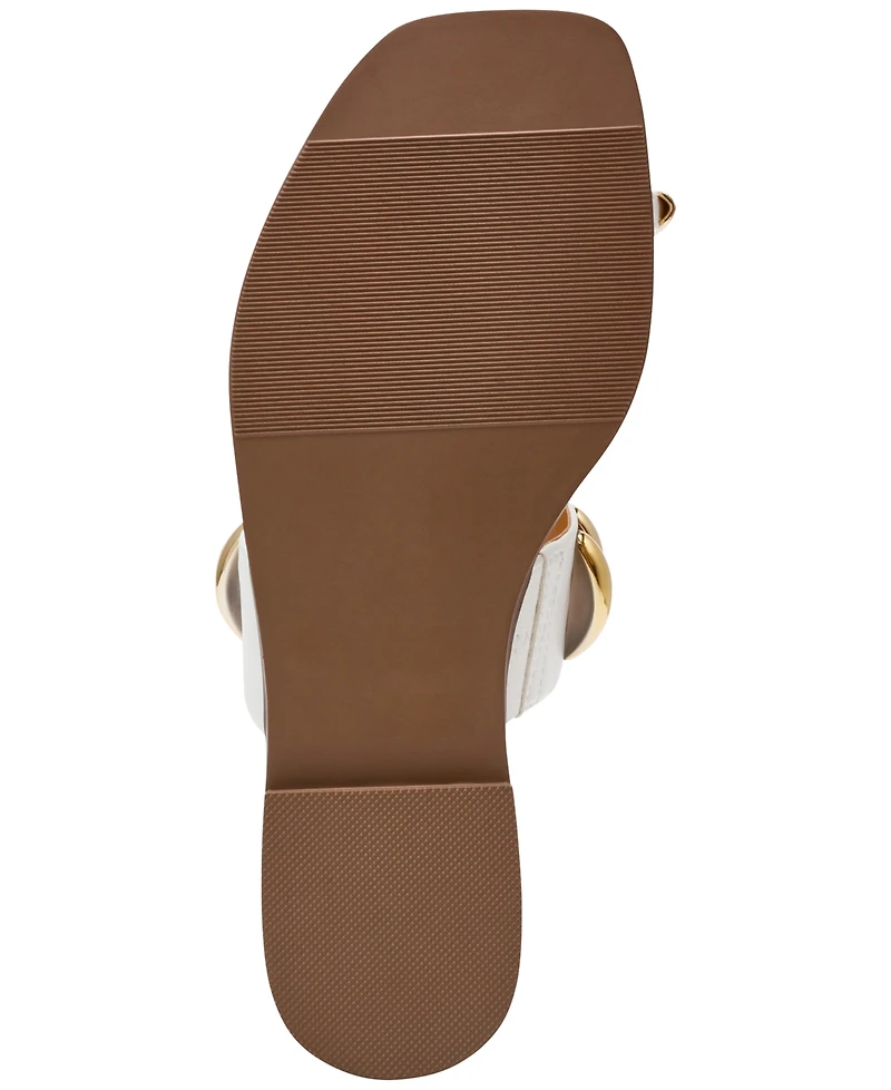 Dv Dolce Vita Women's Moon Embellished Thong Slide Flat Sandals