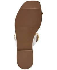 Dv Dolce Vita Women's Moon Embellished Thong Slide Flat Sandals