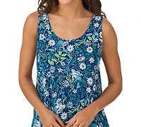 Cuddl Duds Women's Printed Sleeveless Boxer Pajama Set