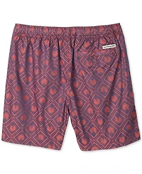Scotch & Soda Men's Diamond-Pattern Swim Trunks