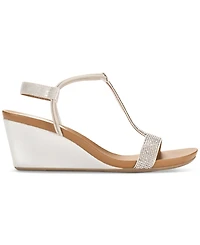 Style & Co Women's Mulan Embellished Wedge Sandals, Created Macy's