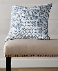 Charter Club Embroidered Tiles Decorative Pillow, 20" x 20", Exclusively at Macy's
