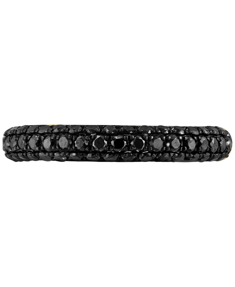 Lali Jewels Black Diamond Band (3/4 ct. t.w.) in 14k Gold & Black Rhodium