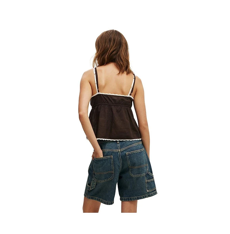 Cotton On Women's Relaxed Denim Short
