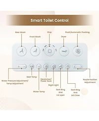 Casainc Smart Toilet, Auto Flush, Heated Seat