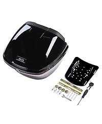 Ahr 33L Universal Motorcycle Tour Tail Box Scooter Trunk Storage w/ Lock Case
