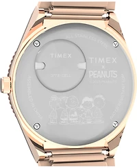Timex Women's Quartz Analog Rose Gold-Tone Stainless Steel Watch, 36mm