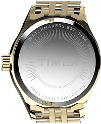 Timex Women's Quartz Analog Gold-Tone Stainless Steel Watch, 25mm