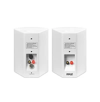 Pyle PDWR51BTWT 5.25" Bluetooth Waterproof Indoor/Outdoor Wall Mount Speakers - 240W, White, Pair