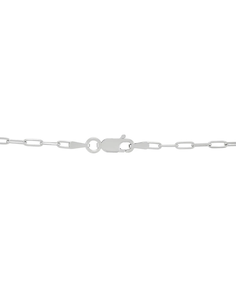 Diamond Accent Mom Rose 18" Necklace in Sterling Silver & 14k Gold-Plate
