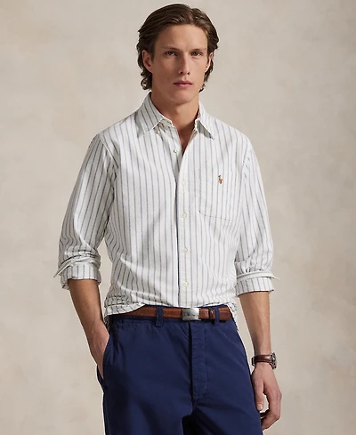 Polo Ralph Lauren Men's Classic-Fit Striped Oxford Shirt