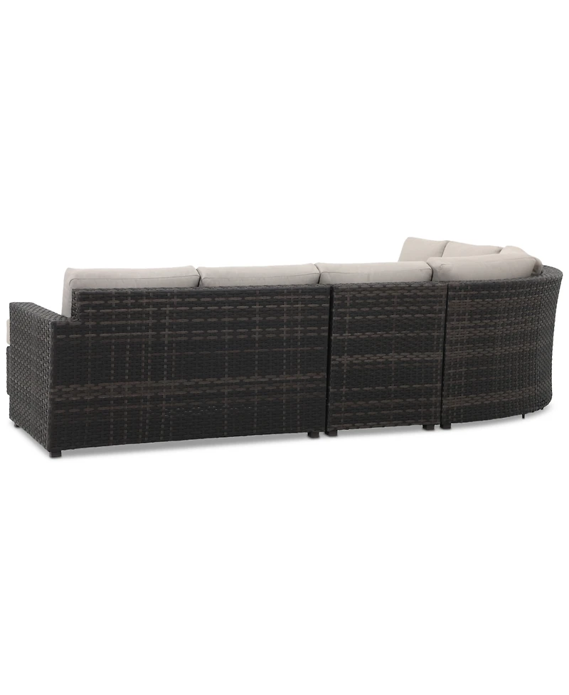 Ember Outdoor 4pc Sectional, Created for Macy's