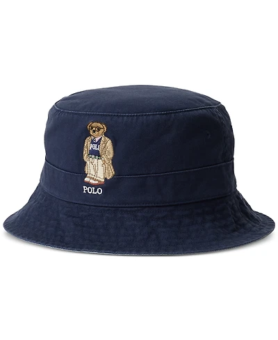 Polo Ralph Lauren Men's Bear Twill Bucket Hat