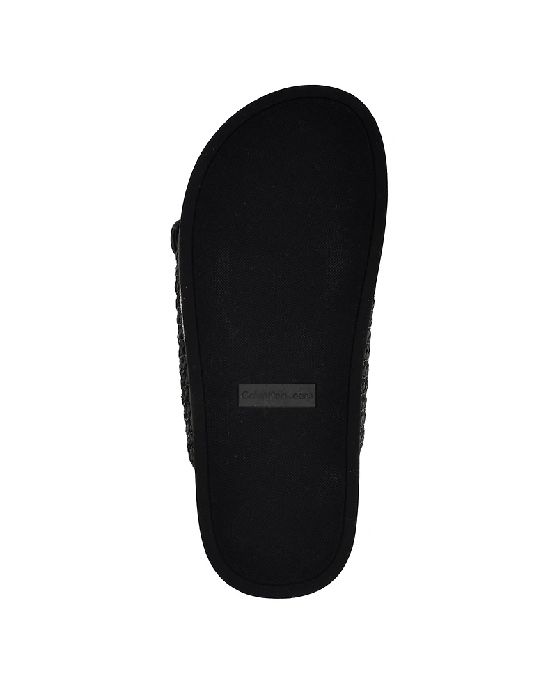 Calvin Klein Women's Vibe Double Band Slip-On Flat Sandals