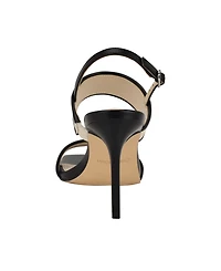 Calvin Klein Women's Amour Double Band Slingback Stiletto Sandals