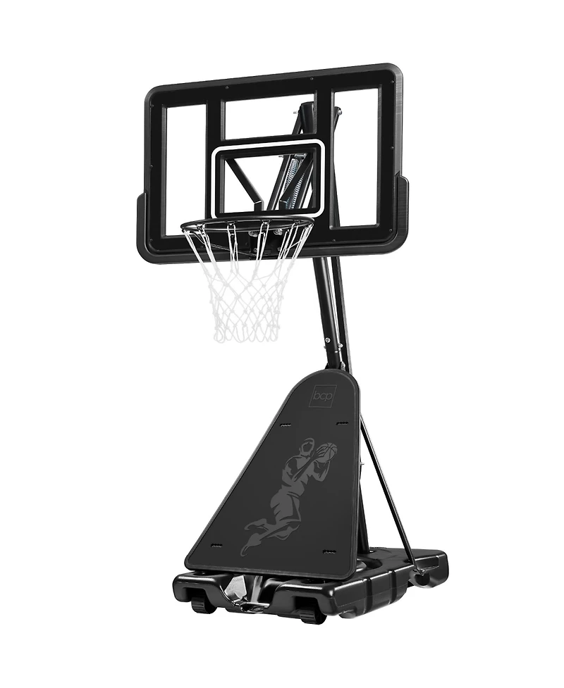 Best Choice Products Adjustable 4.4-10ft Basketball Hoop, Portable Goal w/Shatterproof Backboard