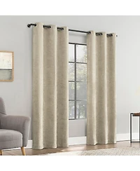 Isidora Velvet Magnetic Closure 100% Blackout Grommet Curtain Panel