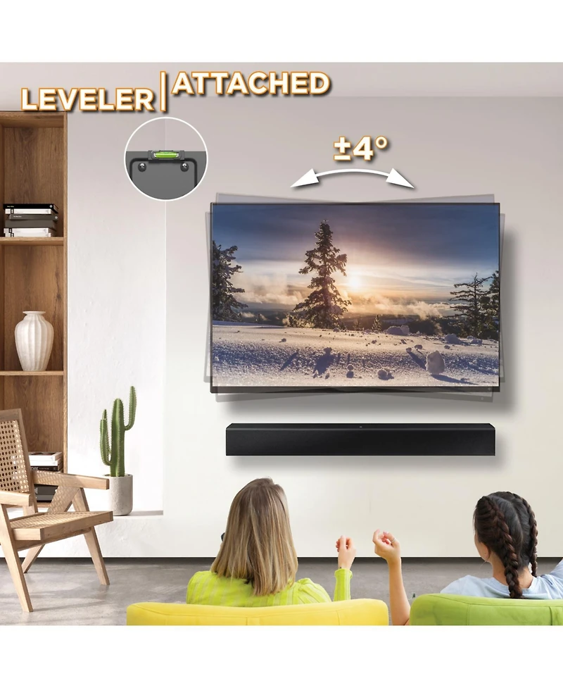 ProMounts Large Articulating/Full Motion Tv Wall Mount for 50”-110” Screens and Holds up to 132lbs