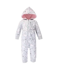 Hudson Baby Girls Fleece Jumpsuits, Coveralls, and Playsuits
