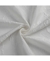 Kate Aurora 2 Piece Maxie Floral Grommet Top Window Curtain Panels - 84 in. Long