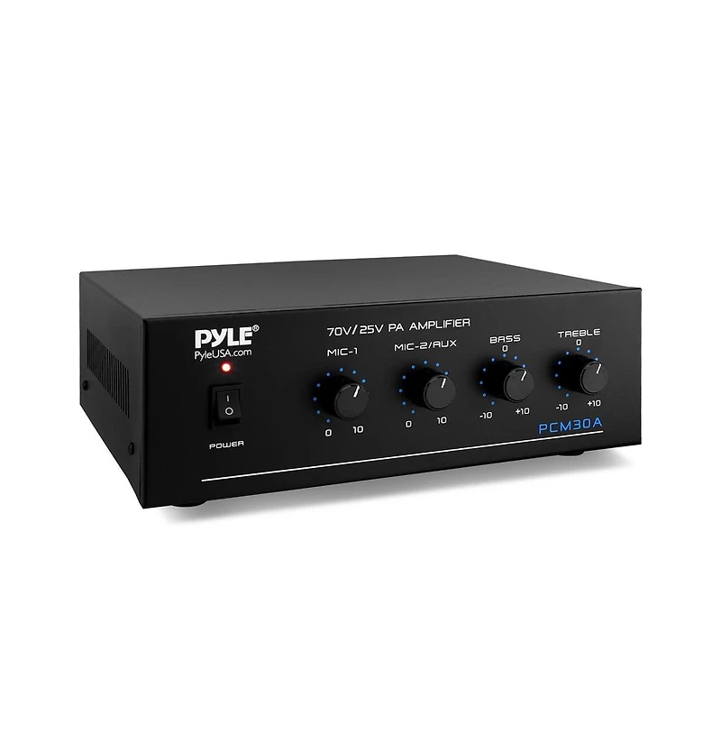 Pyle 60W Power Amplifier with Bluetooth, Fm Radio & Usb - PCM30A