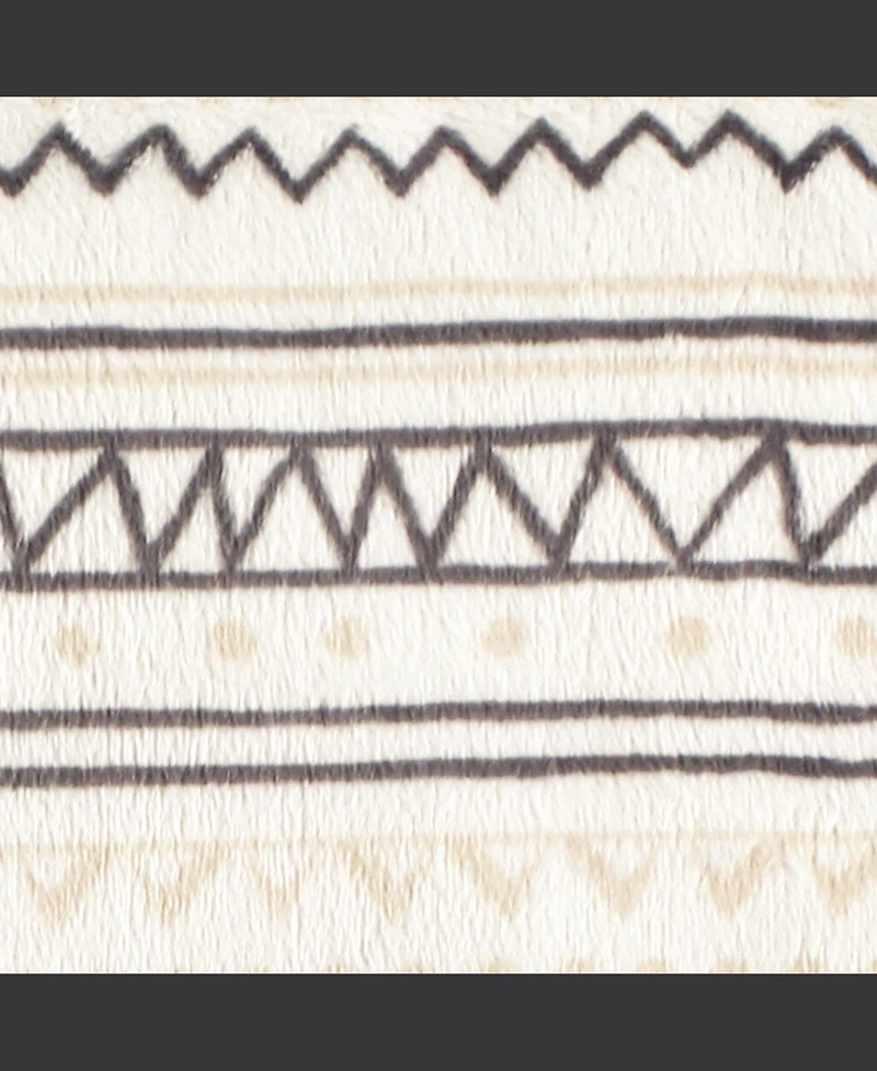 Hudson Baby Unisex Luxurious Reversible Faux Mink & Sherpa Snuggle Throw